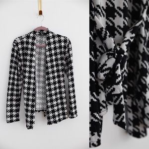 Houndstooth Cardigan S